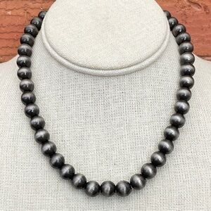 10mm Navajo Style Pearl Necklace
